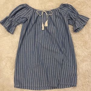 off the shoulder dress